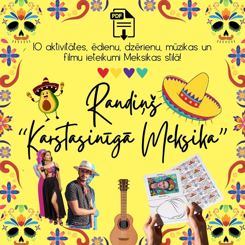 Randiņš pāriem "Karstasinīgā Meksika", digitāls PDF fails